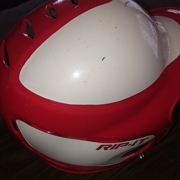 Rip-it baseball helmet, youth small, red - Picture 11 of 14